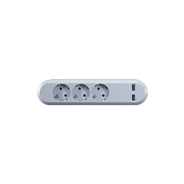 BACHMANN USB SMART Steckdosenleiste 2-fach USB Charger 381.801
